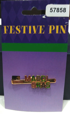MARDI GRAS TIE TACK