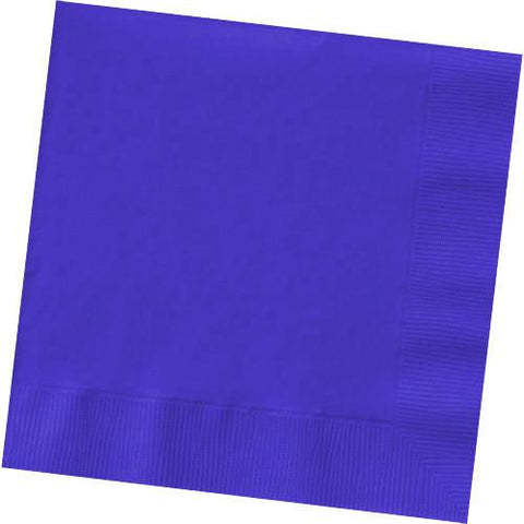 NEW PURPLE 3 PLY BEVERAGE NAPKINS