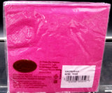 CASPARI ROSE GROSGRAIN PAPER BEVERAGE NAPKINS