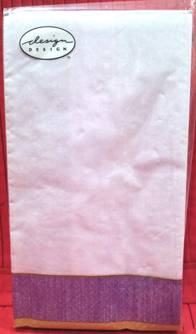 LINEN- VIOLET PAPER GUEST TOWELS