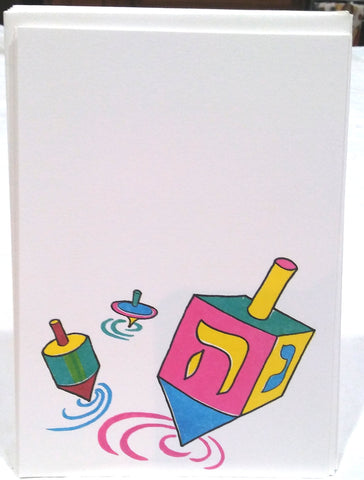 SPINNING DREIDLES - BLANK STOCK INVITATION