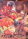 GIVE THANKS FLAG