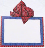 CASPARI DENIM DIE CUT PLACE CARDS