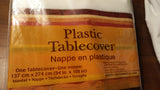 AUTUMN'S GIFT PLASTIC TABLECLOTH
