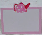 CASPARI TEA PARTY DIE CUT PLACE CARDS