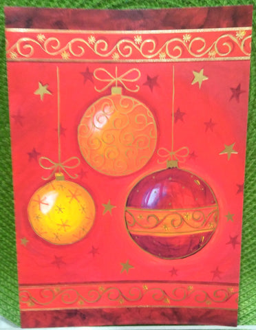 3 ORNAMENT BOXED GREETING CARDS