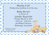 3 AWKWARD DUCKS CUSTOM INVITATION