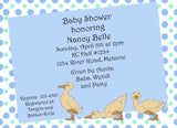 3 AWKWARD DUCKS CUSTOM INVITATION