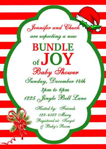 BUNDLE OF JOY CUSTOM INVITATION
