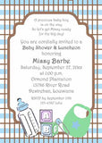 BABY GIRL & BOY THINGS CUSTOM INVITATION