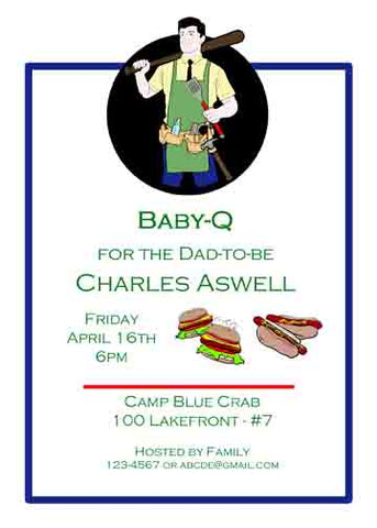 BABY-Q CUSTOM INVITATION