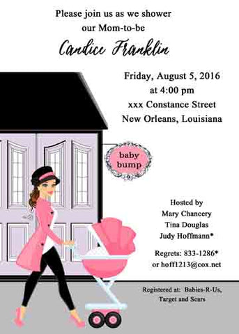 BABY SHOP CUSTOM INVITATION
