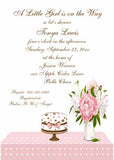 CAKE AND TABLE SCAPE CUSTOM INVITATION
