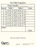 CASPARI PROFUSION OF FLOWERS BRIDGE TALLIES