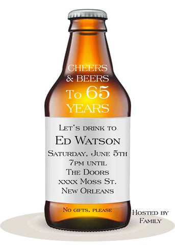 BEER CUSTOM INVITATION