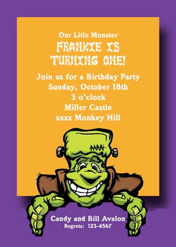 A SMILING FRANKIE CUSTOM INVITATION