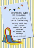 BOUNCE CASTLE #2 CUSTOM INVITATION