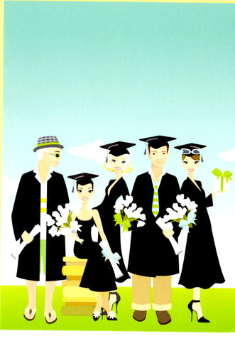 GRADUATION GROUP - BLANK STOCK INVITATION