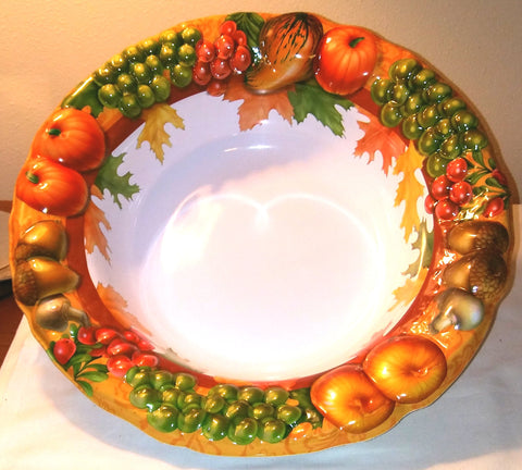 FALL HARVEST MELAMINE BOWL