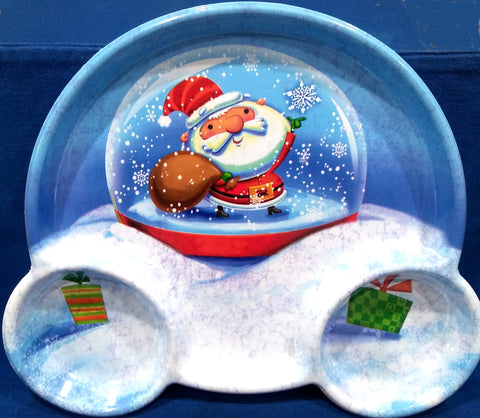 SANTA KID'S MELAMINE PLATE