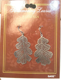 SHIMMERING LEAF EARRINGS