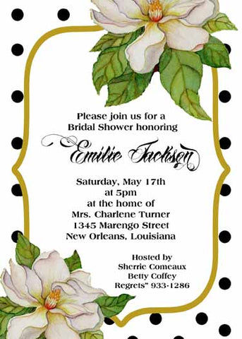 MAGNOLIA CORNERS CUSTOM INVITATION