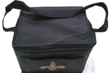 FLEUR DE LIS NYLON INSULATED LUNCH BAG