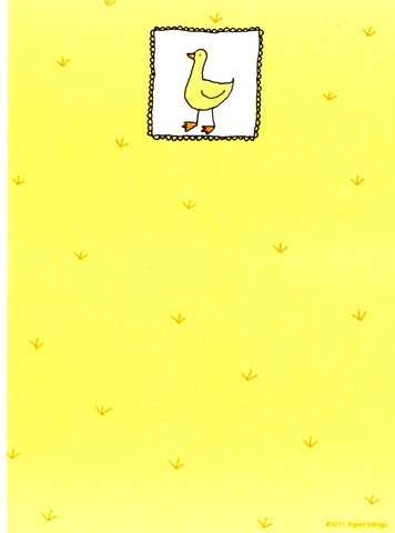 YELLOW DUCK - BLANK STOCK INVITATION