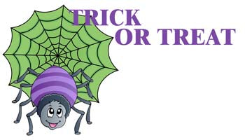 CUTE SPIDER AND WEB PERSONALIZED GIFT OR CALLING CARDS