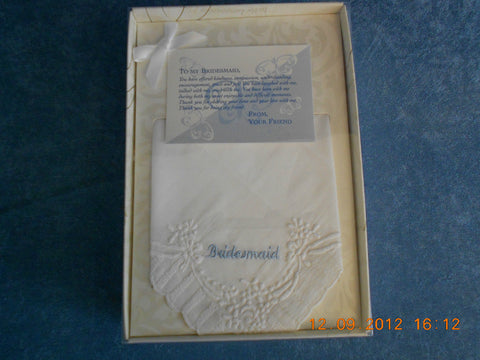 BRIDESMAID HANDKERCHIEF