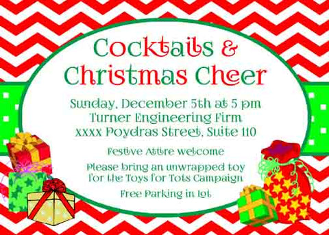 CHEVRON PRESENTS CUSTOM INVITATION