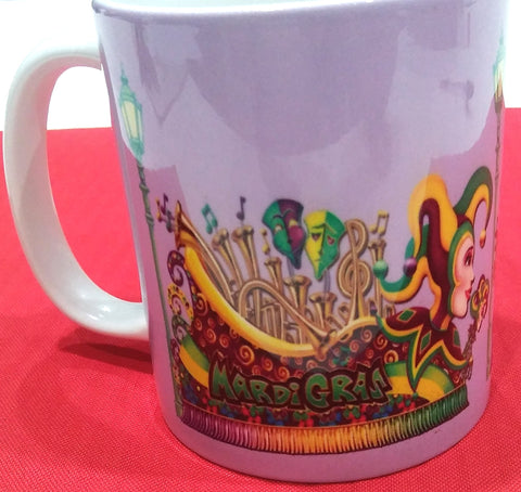 MARDI GRAS PARADE FLOAT MUG