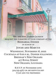 BRENNAN'S RESTAURANT (DAY VERTICAL) CUSTOM INVITATION
