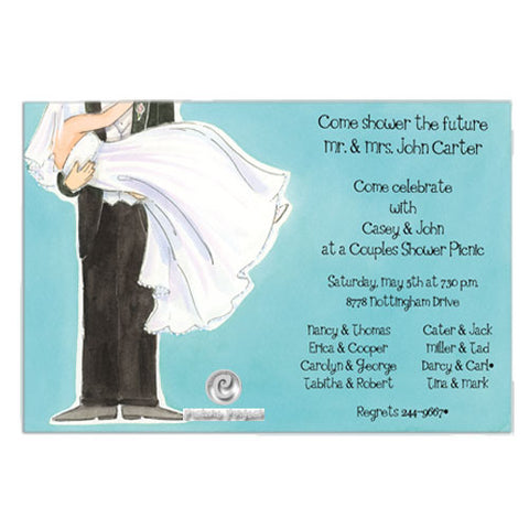 OVER THE THRESHOLD - BLANK STOCK INVITATION
