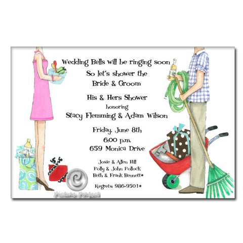 SETTING UP HOUSE - BLANK STOCK INVITATION