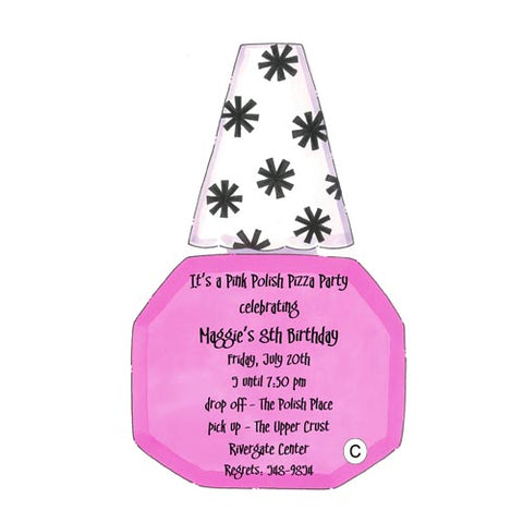 NAIL POLISH - BLANK STOCK INVITATION