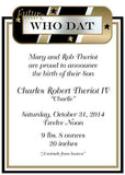 FUTURE WHO DAT FUTURE TIGER CUSTOM INVITATION