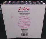 BIRTHDAY GIRL LOLITA MARTINI BOXED BEVERAGE NAPKINS