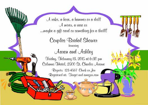 COUPLES GIFTS CUSTOM INVITATION