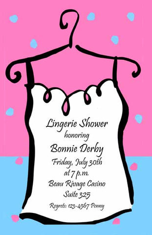 OUTLINE TEDDY CUSTOM INVITATION