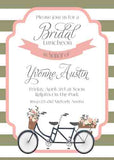 BIKE FOR 2 CUSTOM INVITATION