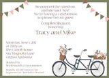BIKE FOR 2 CUSTOM INVITATION