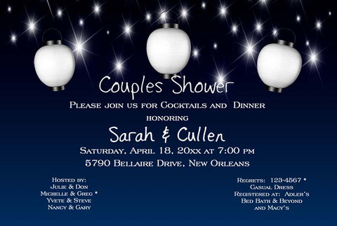 NIGHT LANTERNS CUSTOM INVITATION