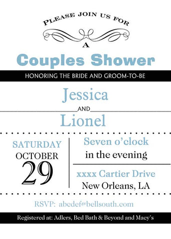 MODERN LAYOUT CUSTOM INVITATION