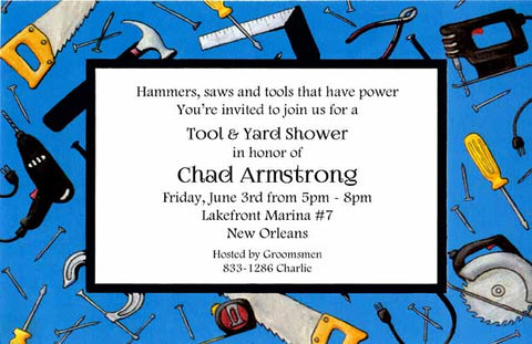 ALL TOOLS CUSTOM INVITATION