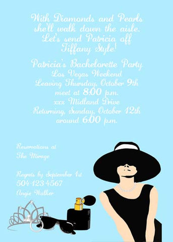 TIFFANY WEEKEND CUSTOM INVITATION