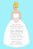 MELISSA BRIDE CUSTOM INVITATION