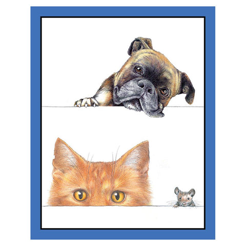 CASPARI DOGS AND CATS BRIDGE TALLIES