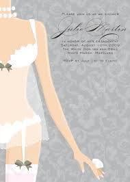 BRIDAL LINGERIE - BLANK STOCK INVITATION