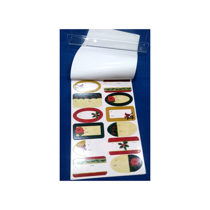 100 ADHESIVE HOLIDAY TAGS